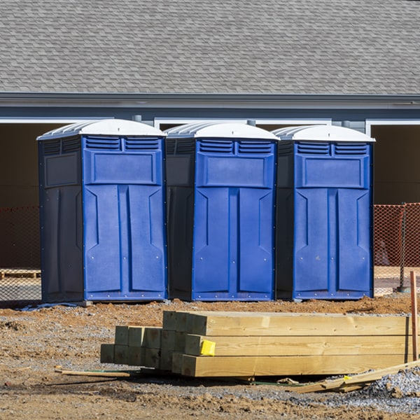 are there any restrictions on where i can place the portable toilets during my rental period in Eucalyptus Hills California